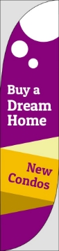 Show details for New Condos 5 - 15.5ft Feather Flag Picture of New Condos 5 - 15.5ft Feather Flag