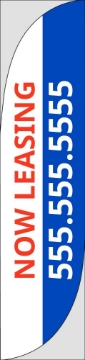 Picture of Now Leasing 1 - 15.5ft Feather Flag