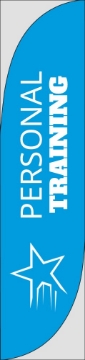Show details for Personal Training - 15.5ft Feather Flag Picture of Personal Training - 15.5ft Feather Flag