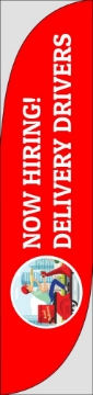 Show details for Pizza 6 - 15.5ft Feather Flag Picture of Pizza 6 - 15.5ft Feather Flag