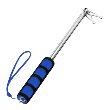 Show details for 5' Handheld Telescopic Flagpole (Blue) Picture of 5' Handheld Telescopic Flagpole (Blue)