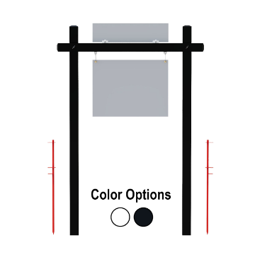 Show details for Double Aluminum Post Picture of Double Aluminum Post