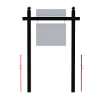 Picture of Double Aluminum Post