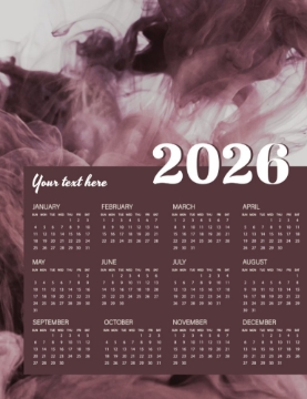 Picture of Magnetic Calendar 5 - Vertical