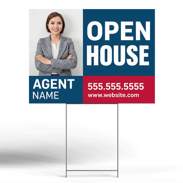 Show details for Open House Signs Picture of Open House Signs
