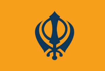 Show details for Sikh Flag - 4x6 Picture of Sikh Flag - 4x6