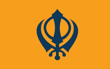 Show details for Sikh Flag - 5x8 Picture of Sikh Flag - 5x8