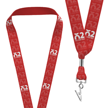 Show details for Sublimated Lanyard with Swivel Bulldog Clip Attachment Picture of Sublimated Lanyard with Swivel Bulldog Clip Attachment