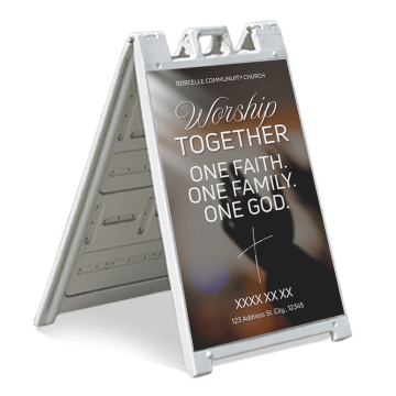 Show details for Church Sandwich Boards Picture of Church Sandwich Boards