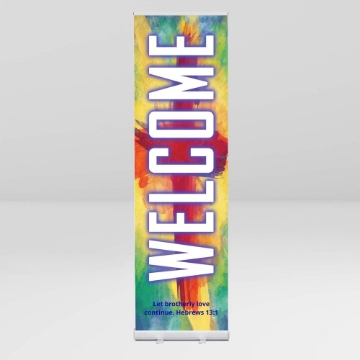 Picture of Welcome 6 - 78" x 23"