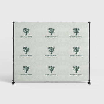 Picture of Repeating Logo 9 - 8ft x 10ft
